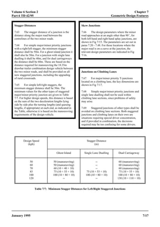 Stagger Distance Intersecciones | PDF