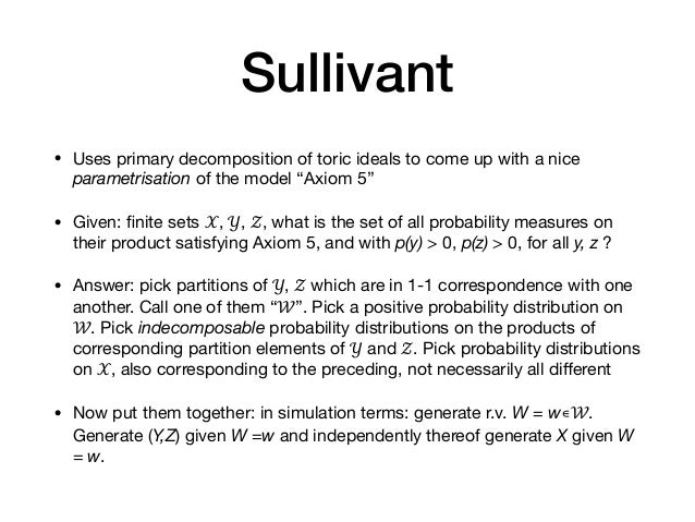 The Intersection Axiom Of Conditional Probability