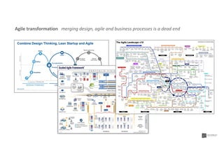 Agile transformation merging design, agile and business processes is a dead end
 