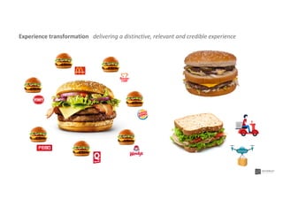Experience transformation delivering a distinctive, relevant and credible experience
 
