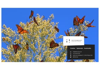 Creatief. Systematisch. Duurzaam.
info@informaat.nl
+31 35 543 1222
Jacob van Lenneplaan 57 3743 AP Baarn
@informaat
Creatief. Systematisch. Duurzaam.
info@informaat.nl
+31 35 543 1222
Jacob van Lenneplaan 57 3743 AP Baarn
@informaat
Creatief. Systematisch. Duurzaam.
info@informaat.nl
+31 35 543 1222
Jacob van Lenneplaan 57 3743 AP Baarn
@informaat
Creatief. Systematisch. Duurzaam.
info@informaat.nl
+31 35 543 1222
Jacob van Lenneplaan 57, 3743 AP Baarn
@informaat
Creative. Systematic. Sustainable.
info@informaat.com
+31 35 543 1222
Jacob van Lenneplaan 57, 3743 AP Baarn (NL)
@informaat
 