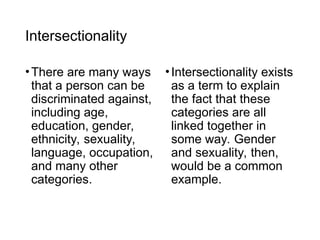 Understanding Intersectionality: Exploring Social Identities and ...