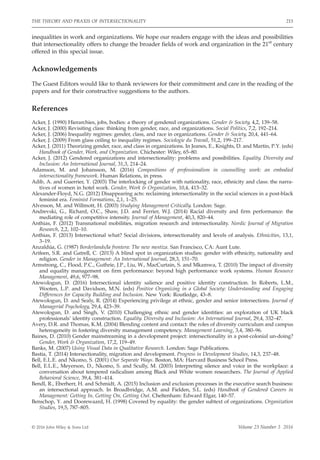 Intersectionality in Organizations | PDF