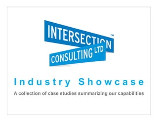 Industry Showcase
A collection of case studies summarizing our capabilities
 