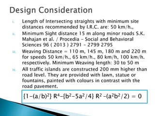 Distance From First Intersection Intersection designs ppt | PPTX