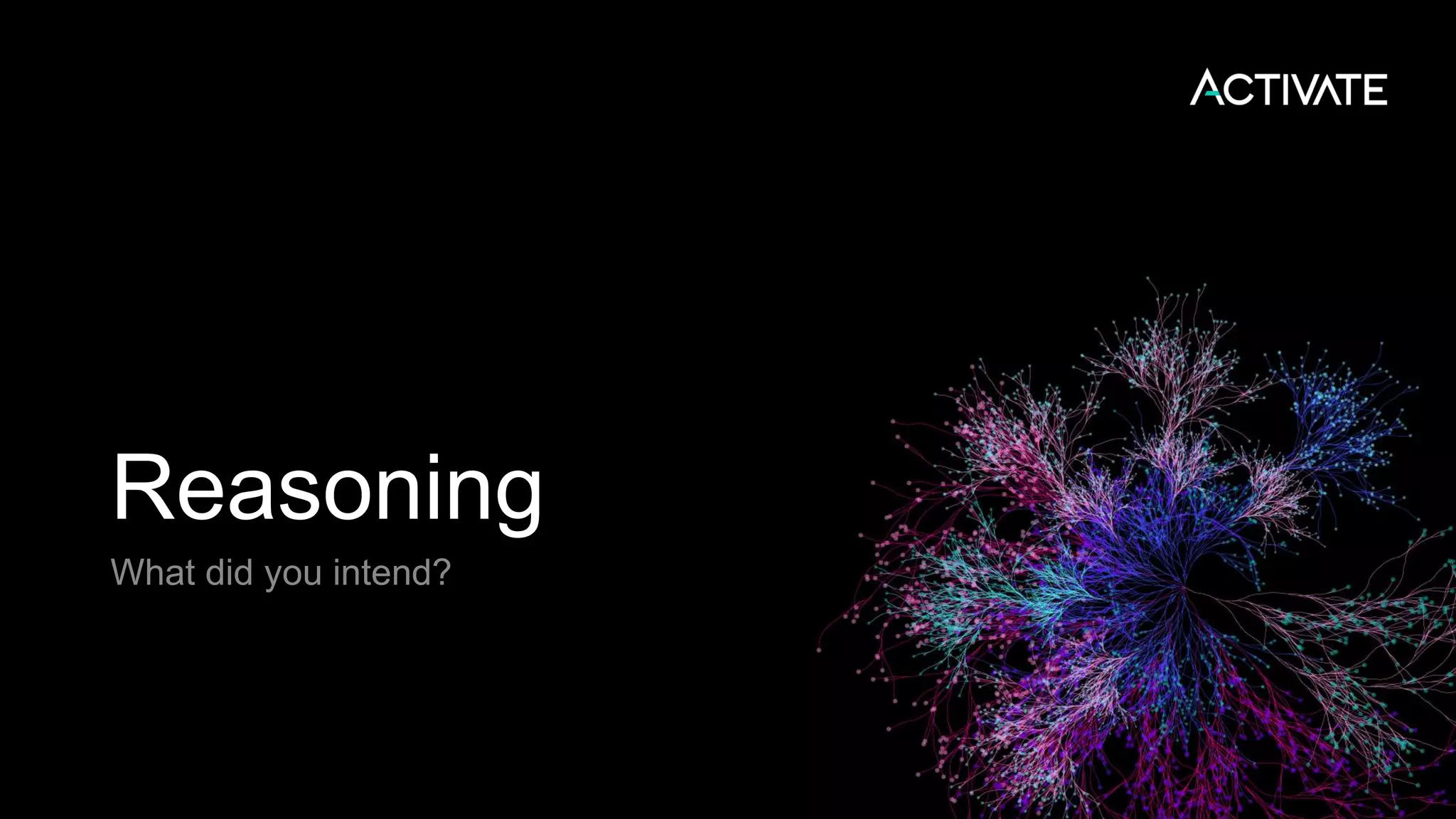 Reasoning What did you intend? 