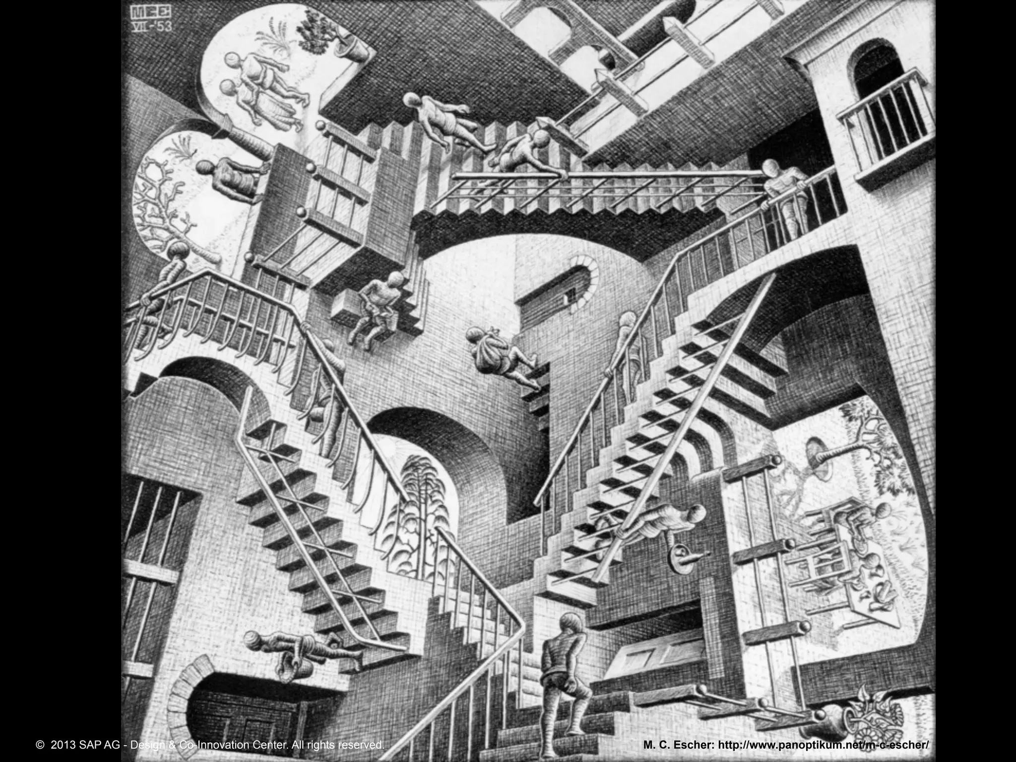 29©  2013 SAP AG - Design & Co-Innovation Center. All rights reserved.©  2013 SAP AG - Design & Co-Innovation Center. All rights reserved. M. C. Escher: http://www.panoptikum.net/m-c-escher/
 