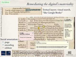 Digital	
  Material	
  
Pip Willcox
 
