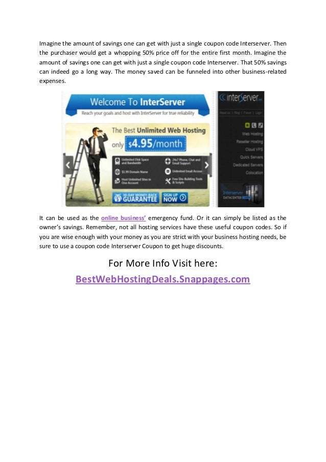 Inter Server Coupon Codes 2014