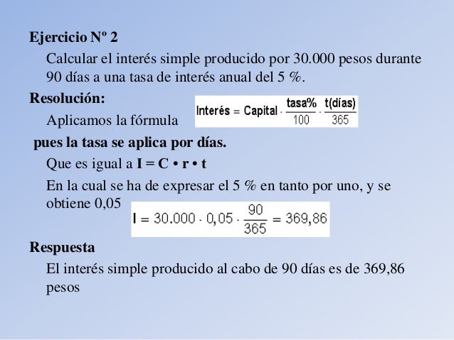 Interés simple