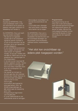 INTERSTEEL Chip Lock | PDF
