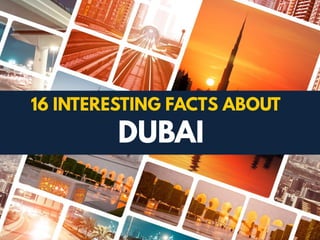 16 Interesting Facts About Dubai