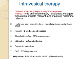 Interstitial cystitis[1] | PPTX