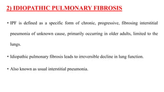 Interstitial lung disease | PPTX