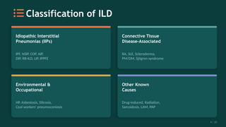 Nsip Classification Comprehensive Overview of Interstitial Lung Diseases: Diagnosis and ...