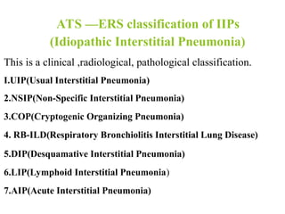 Nsip Classification Interstitial lung disease this PPT .ppt