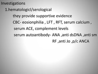 Anti Rft PFT and Interstitial lung diseases | PPTX