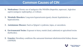 interstitial nephritis,acute and chronic | PPTX