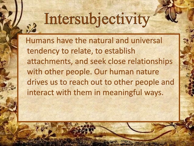 Intersubjectivity Meaning In Tagalog THE CONCEPT OF INTERSUBJECTIVITY IN LANGUAGE.pptx