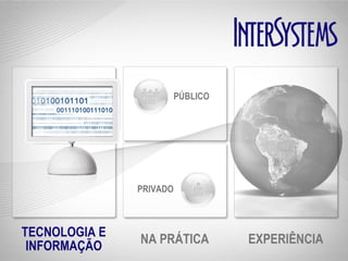 TECNOLOGIA E INFORMAÇÃO NA PRÁTICA EXPERIÊNCIA PÚBLICO PRIVADO 