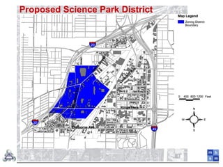 Proposed Science Park District
 