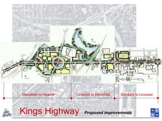 Mansfield to Hearne Linwood to Mansfield Samford to Linwood
Kings Highway - Proposed Improvements
 