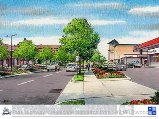 Kings Highway streetscape standards from I-49 to Linwood
 