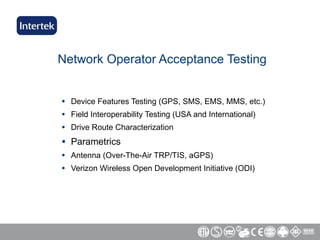 Intertek Testing Services Overview | PPT