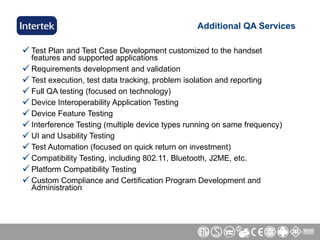 Intertek Testing Services Overview | PPT