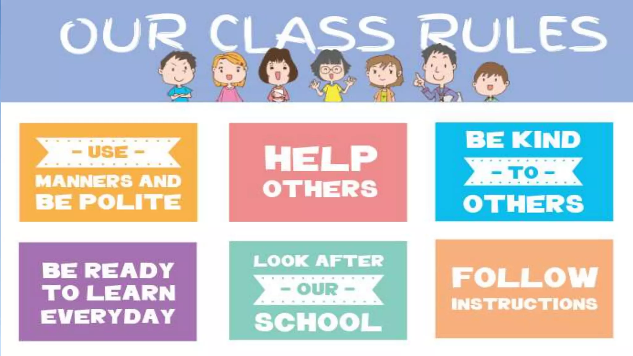 CLASSROOM RULES
➢ Listen attentively to the discussion.
➢ Respect your classmates answers.
➢ Listen your classmates while giving her/his
answer
➢ Don’t answer in chorus, just raise your right
hand.
➢ Participate to the class discussions and activity.
 