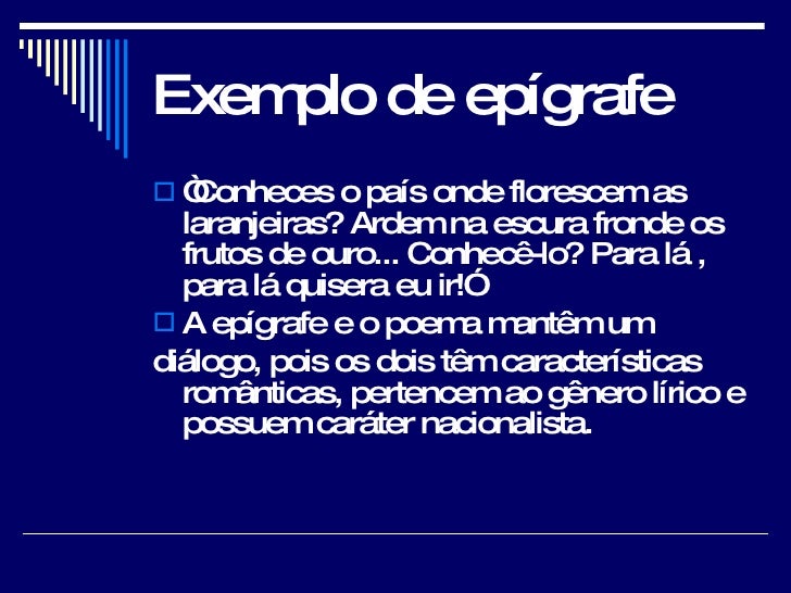Significado De Epígrafe _ Explorando o significado de Epigraphe em ...
