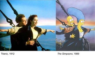 Titanic, 1912 The Simpsons, 1989
 