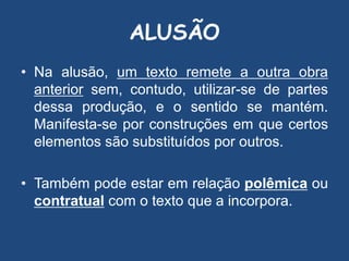 Intertextualidade textos ensino médio... | PDF