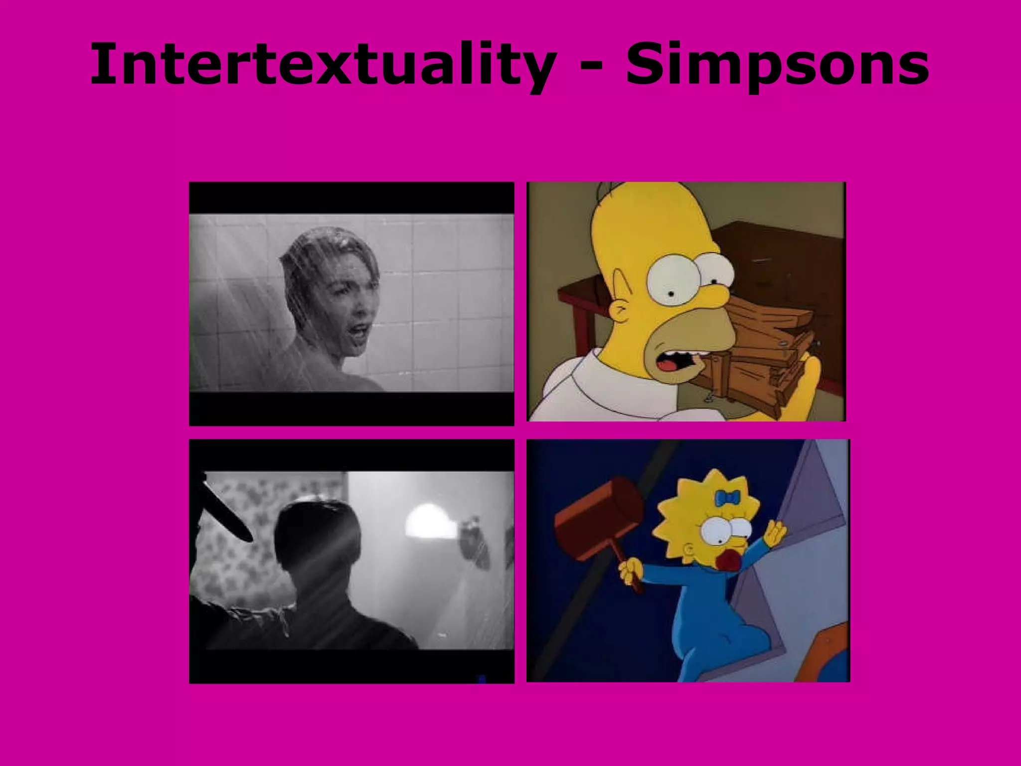 Intertextuality - Simpsons 