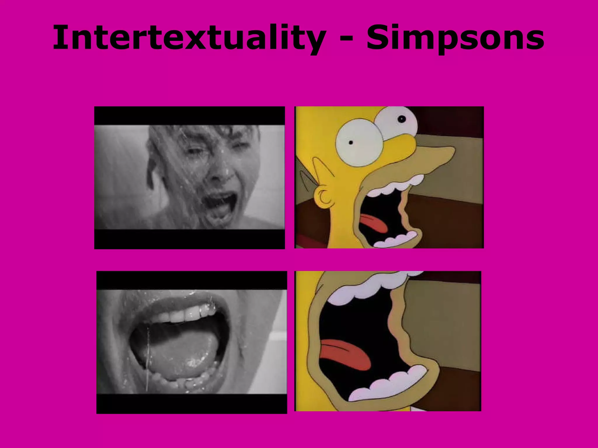 Intertextuality - Simpsons 