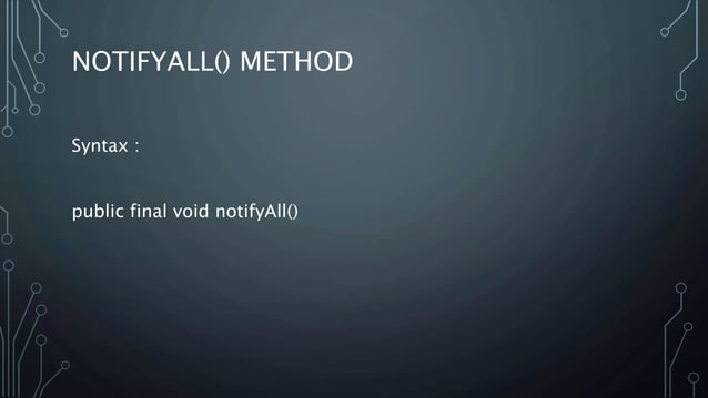 Inter - thread communication | PPTX