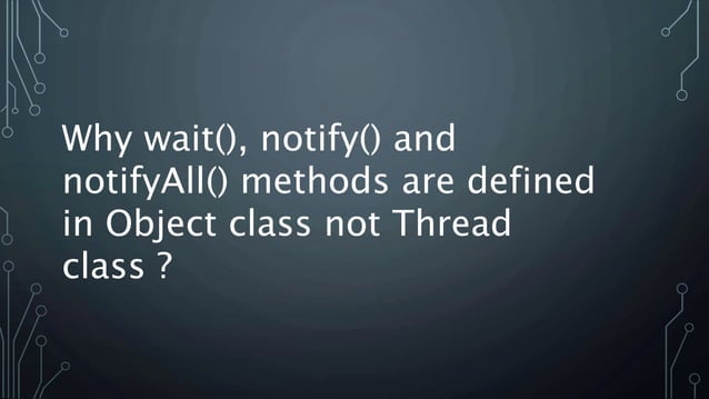 Inter - thread communication | PPTX