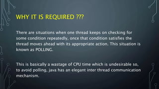 Pollienel Thread Inter - thread communication | PPTX