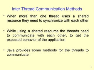Inter threadcommunication.38