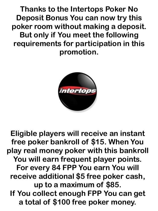 Intertops No Deposit Bonus Intertops No Deposit Bonus
