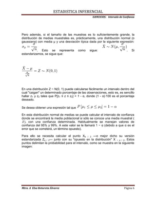 Intervalo de confianza, equipo