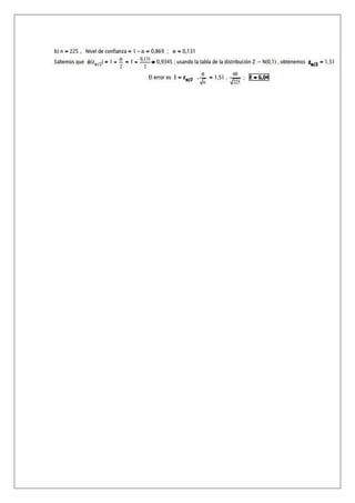 Intervalos de confianza...