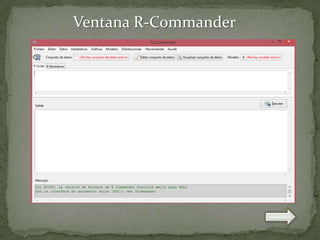 Ventana R-Commander

 