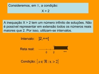 Intervalos de números reais | PPT