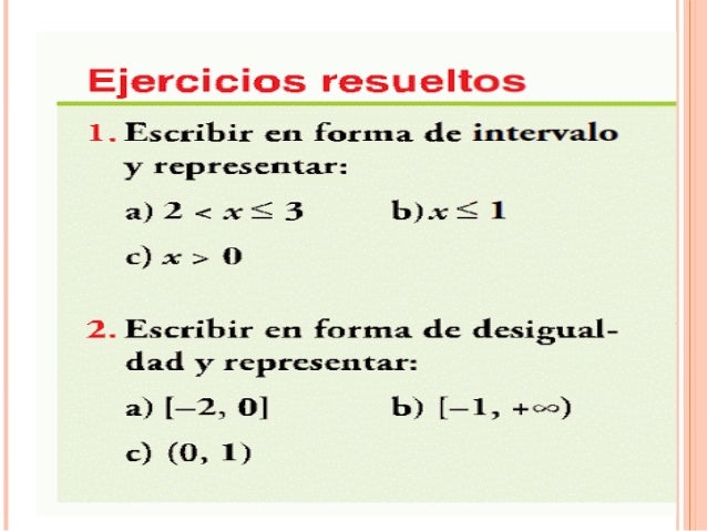 Intervalos ejercios resueltos 1