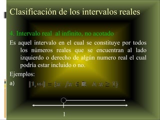 Intervalos reales | PPT