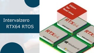 Intervalzero
RTX64 RTOS
 