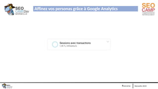Marseille 2019#seocamp
Affinez vos personas grâce à Google Analytics
 