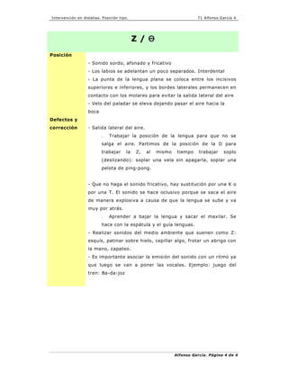 Intervencion labiodental | PDF