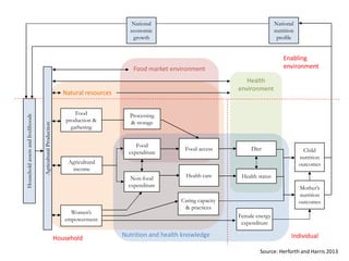 Intervenciones agricolas-ganaderas sensibles a la nutrición